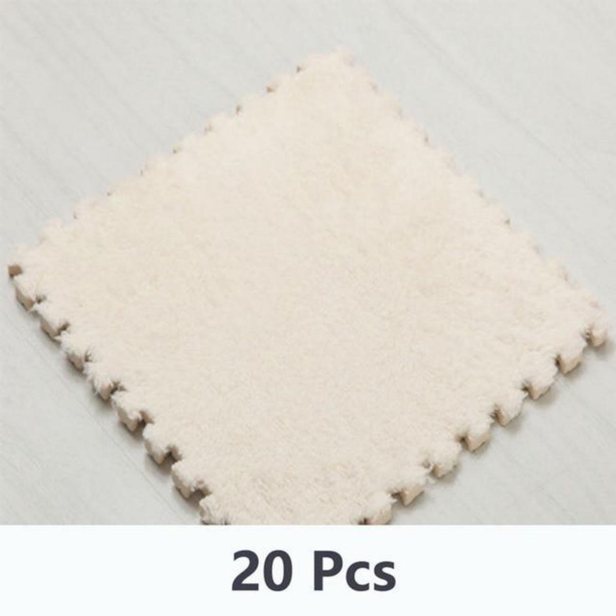 

Мягкие плюшевые детский игровой коврик-головоломка 30х30 см 10/20 шт Other