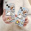 Rock music cat iPhone16promax mobile phone case Apple 14 transparent 13/15 fine hole anti-drop 11