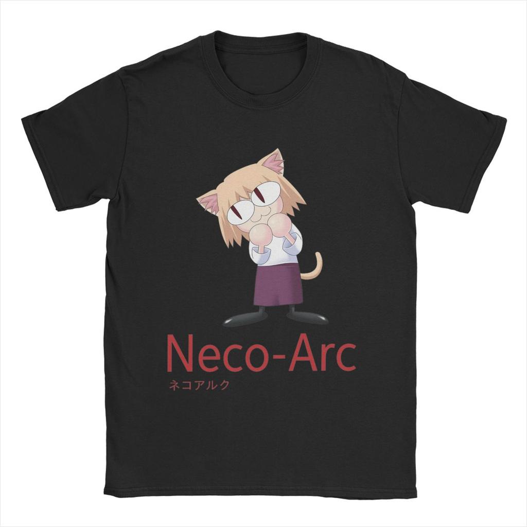 Neco Arc T Shirt Men's Pure Cotton Vintage T-Shirt O Neck Tee Shirt Short Sleeve Clothing Graphic Printed