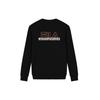 FILA X MIHARA YASUHIRO Printed Sports Casual Pullover Sweatshirt Men sweatshirt Black F11M133203F-BK