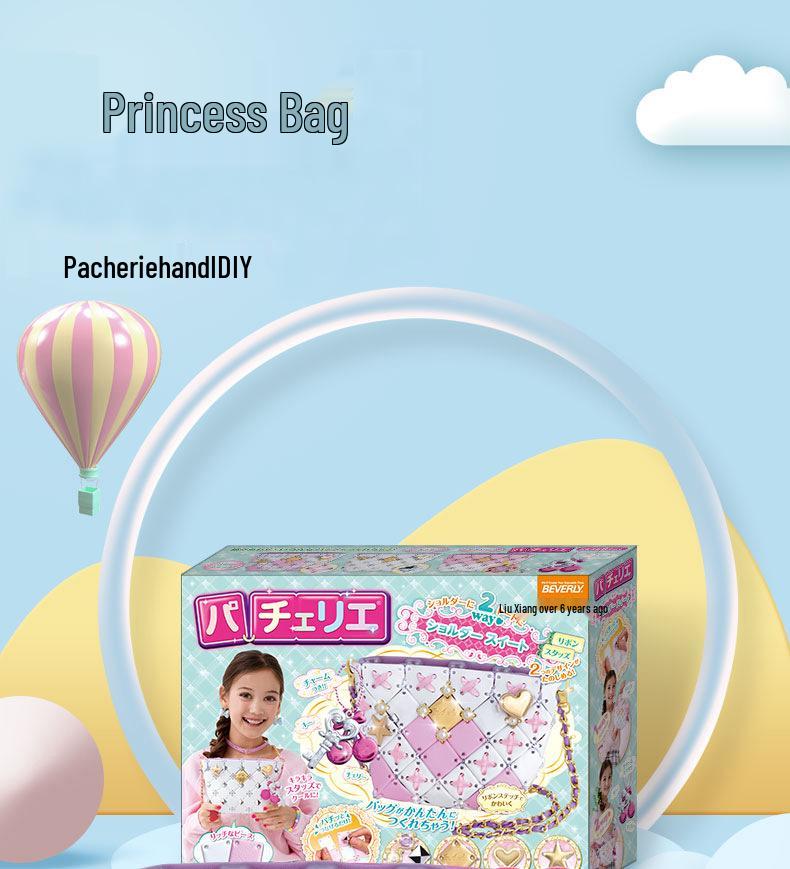 Japan Pacherie DIY Patchwork Bag for Girls Aged 5-10 - Handmade Toy