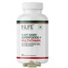 INLIFE Plant Based Multivitamin Supplement, B12 D3 Superfoods, 60 Tablets