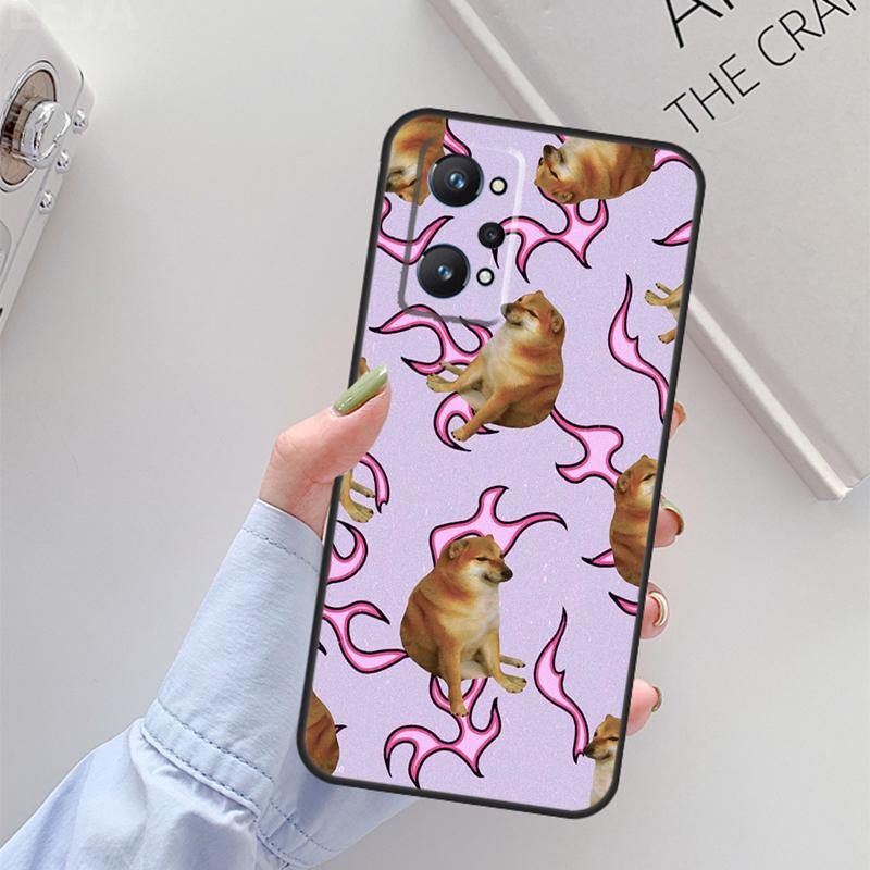 

Doge Meme Cheems For Realme 14 12 10 11 13 Pro Plus GT 6 6T 5 GT7 Pro C61 C55 C51 C21Y C25S C67 C75 C53 Case Realme C51