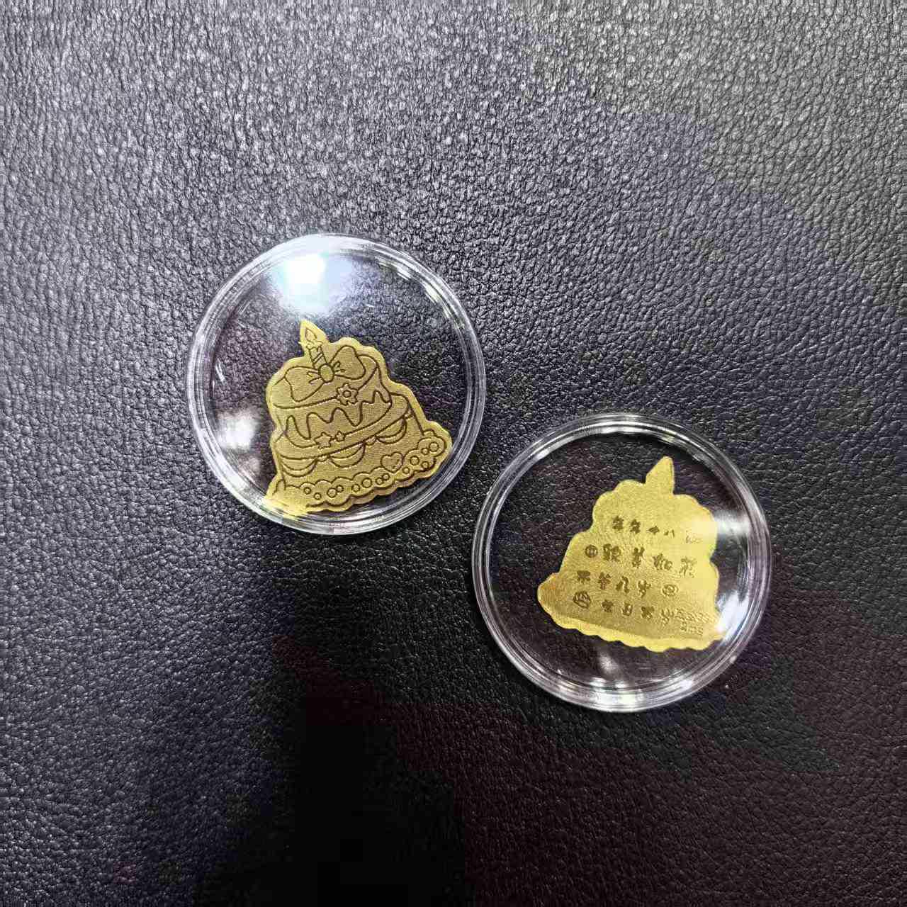 Putuo Mountain 999 Pure Gold Mobile Phone Sticker - 2mg Custom Pattern Get Rich Quick Souvenir Business Gift