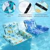 Foldable Inflatable Lounge Chair For Pool Beach And Lake With Thick Oxford Fabric And Leak Proof Valves Detail
