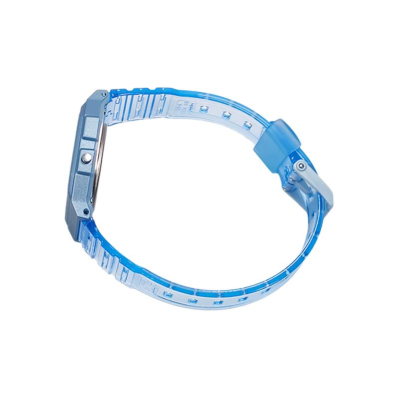 CASIO Customized watch modified series blue crystal Huanyun fashion trend watch life waterproof F-91WS-2 modified Quartz res F-91WS-2