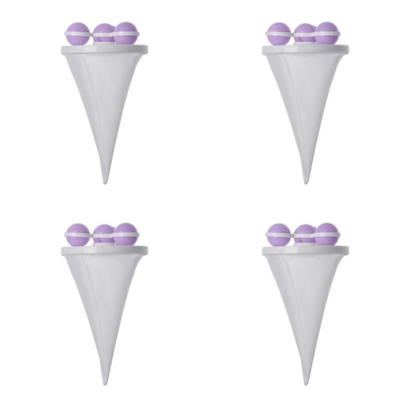4Pieces Hair Remover for Laundry Lint and Hair Catcher Filter Mesh for Home Washing Machine Laundry Accessory