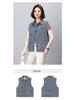 Women's Casual Denim Vest - 2024 Spring/Autumn Fashionable Age-Defying Outerwear