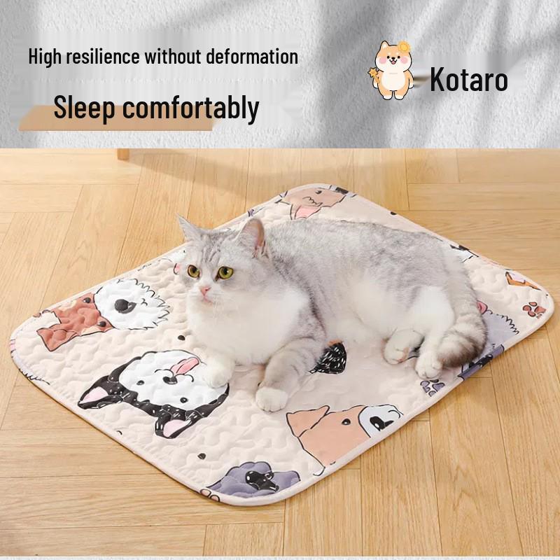 Breathable Ice Silk Pet Cooling Mat for Dogs & Cats
