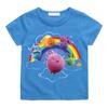 T-shirt per Bambini Sunny Bunnies Stampa Cartone Animato Coniglio Carino T-shirt per Ragazze Estate Divertente T-shirt per Ragazzi Top alla Moda a Maniche Corte