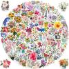 100 INS Flower Girl Creative Stickers DIY Decorative Guitar Laptop Suitcase DIY Waterproof