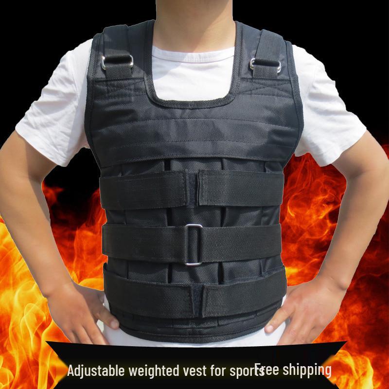 Adjustable Weight Vest with Steel Plates - Invisible Running & Training Gear 5kg Vest (Oxford Cloth)