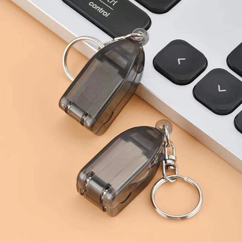 Mini Nagelknipser Nagelzubehör und Werkzeuge Maniküre Schere Schlüsselanhänger Fingernagel Tragbare Knipser mit Nagelfeilen Heim Geschenk