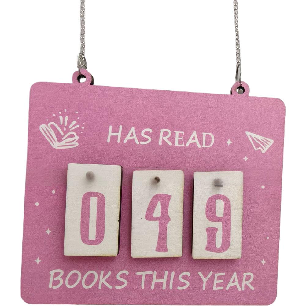 Hängendes Bücherregal Dekoration Zuhause Hängendes Bücherregal Theke Bücherwurmdekor Lese-Erfolgstafel Festivaldekoration Geschenke