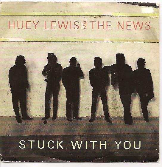 

7inch Record HUEY LEWIS & THE NEWS - Stuck With You HUEY5 Chrysalis 1986 UK Rock Used