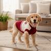 Round Neck Pet Knitted Vest College Style Dog Pullover Dog Warm Sweater  Outdoor Activities