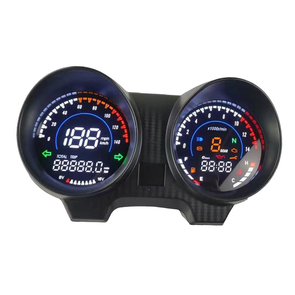 Digital Motorcycle Speedometer MPH Dashboard for Brazil CG150 Durable Accessory