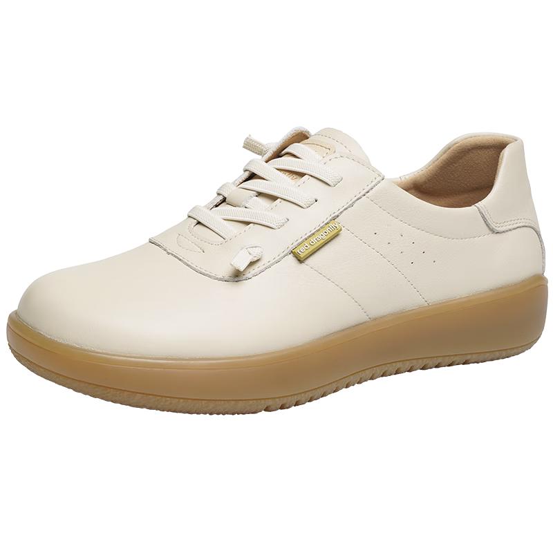 Red Dragonfly Women s Soft Sole Leather Casual Work Shoes 38
