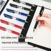 Deli 33388 0.5mm Gel Pen - Press-Type Bullet Tip for Business & Office Signatures