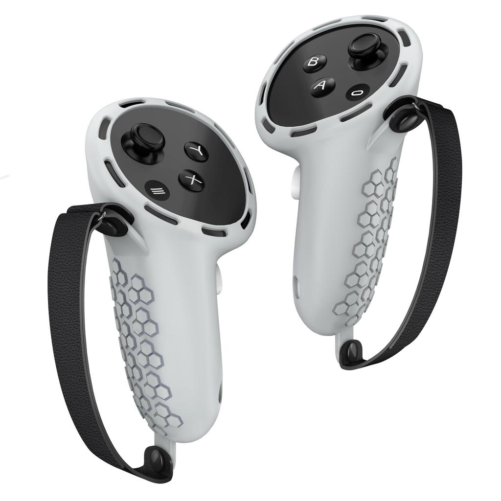 1 Pair Non-Slip Silicone Sleeve for Meta Quest 3/3S VR Handle Controller Case Cover