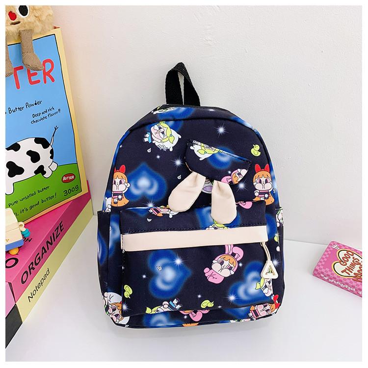 Kids Unisex Versatile Backpack With Fun Cartoon Patterns For School Playtime And