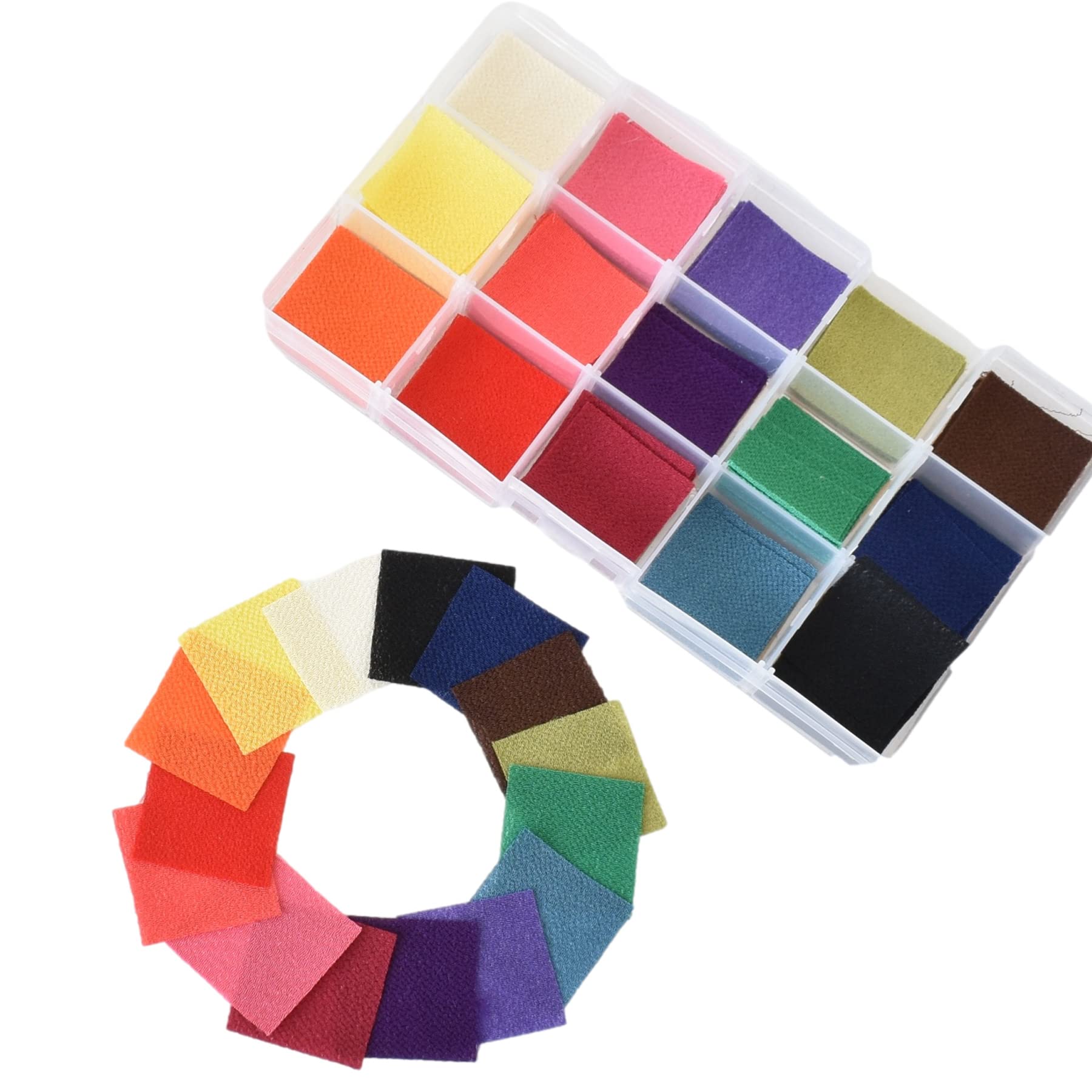 

MYmama Tsumami Zaiku Ichigoe 10 Sheets of 15 150 Chirimen Crafts Color Pre-Cut Fabric, Chirimen, Each, Colors, Sheets, Fabric, (Muted Set)