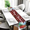 Christmas Table Runner Merry Christmas Decoration For Home Xmas Gifts Navidad Noel New Year 2024 Natal Tablecloth 180*35cm