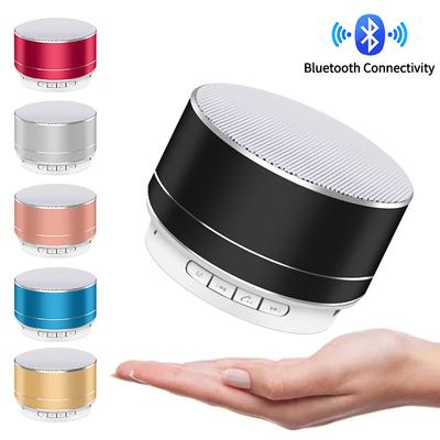 A10 Wireless Bluetooth Speaker Small Steel Cannon Subwoofer Portable Mini Gift Card Bluetooth Speaker Color Outdoors Speakers