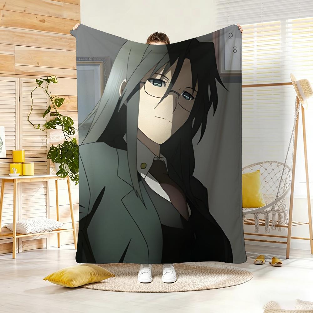 Dark Fantasy Anime M-Mnemosynes Throw Lightweight 240G Flannel Blanket Soft Skin-Friendly For Summer Cooling