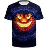 Funny Halloween Pumpkin T-shirt Men 3D Printed Fashion Round Neck T Shirts Tops Kids Short Sleeve Summer Oversized Tee Shirt