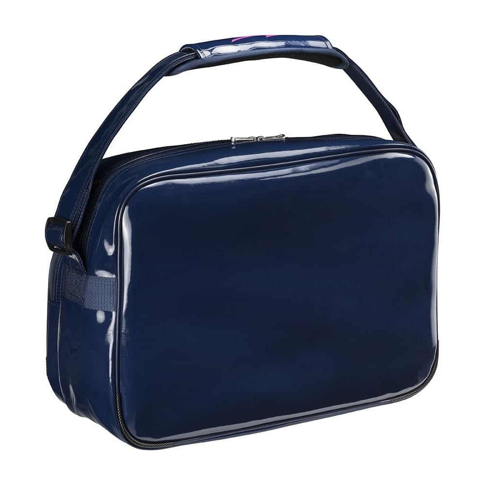 [Mizuno] Enamel Bag, Unisex, Navy/Magenta