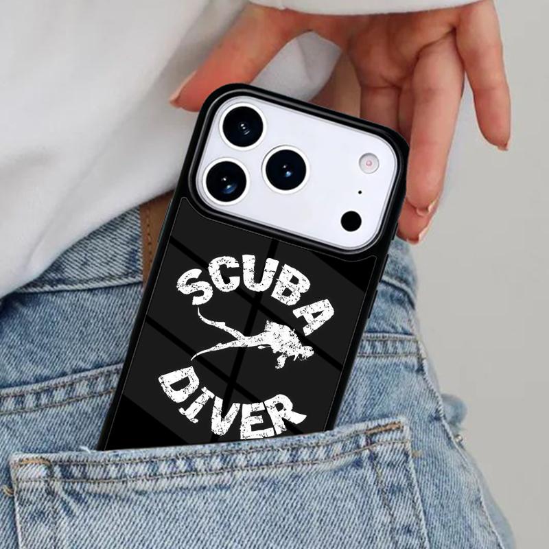 Scuba Diver Diving Phone Case for iPhone 17ProMax 12 13 14 15 16e 17 Pro Max Plus Air Cover