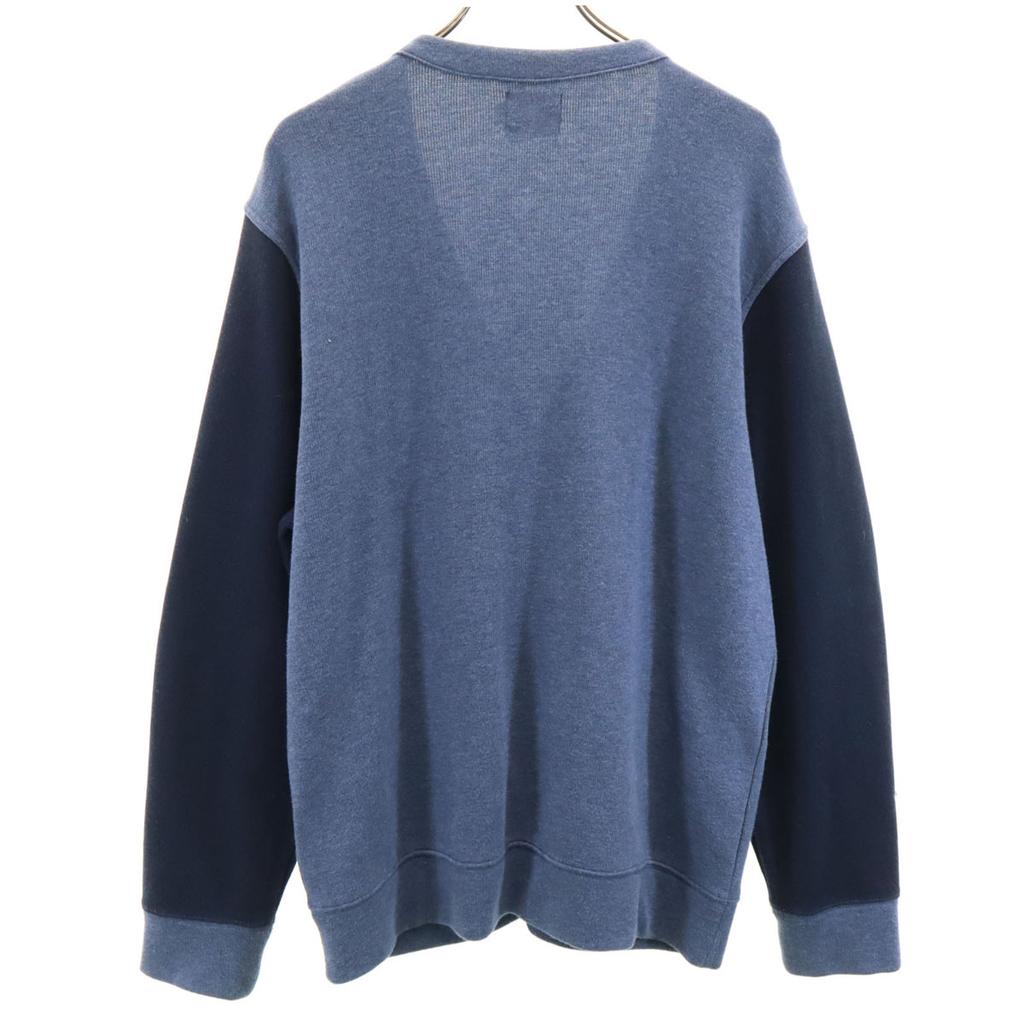 Brooks Brothers Long Sleeve V Neck Knit Cardigan L Navy Men's Used