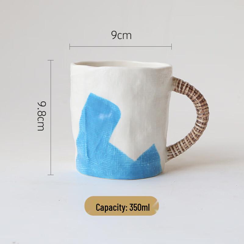 

Shangqi Hand-Painted Underglaze Ceramic Mug