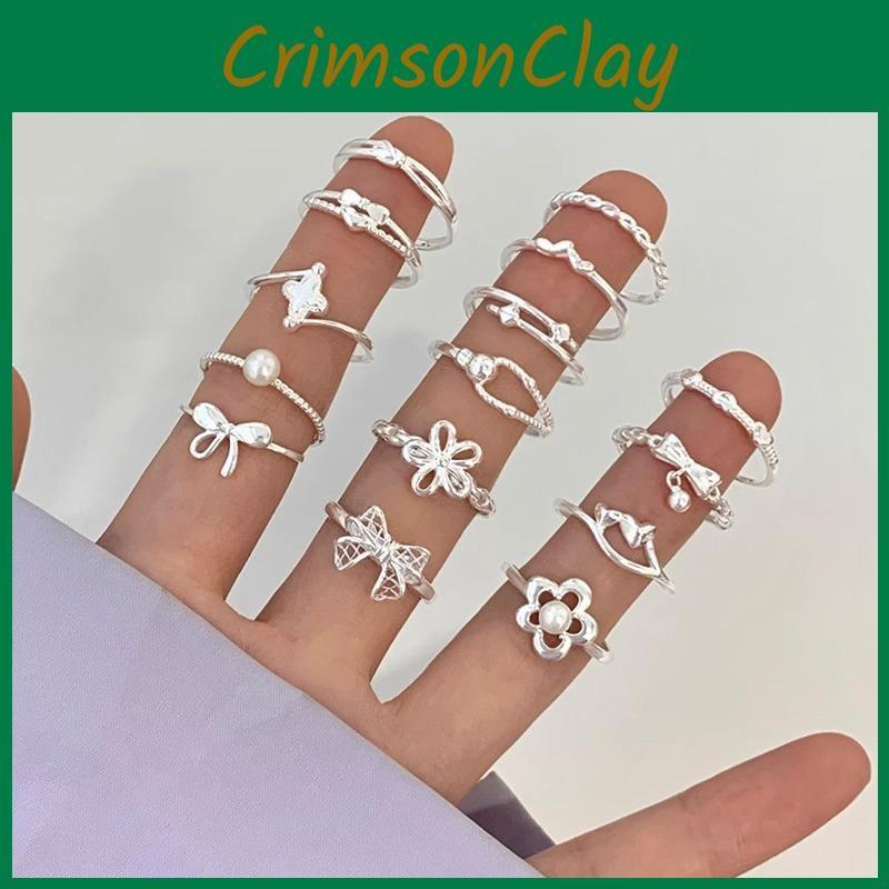 Butterfly Unique Adjustable Knot Floral Ring Collection Stylish Copper Geometric Design For Daily Wear