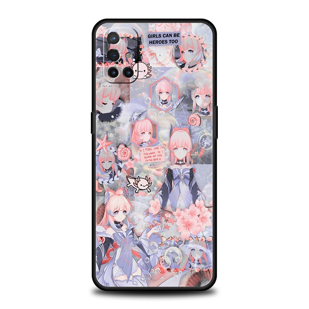 

Genshin Impact для OnePlus 9 8 7 7T 10 Pro чехол для телефона Oneplus 9RT 9R 8T Nord 2 N100 N200 N10 CE 5G мягкий силиконовый черный чехол 8 Nord 5G