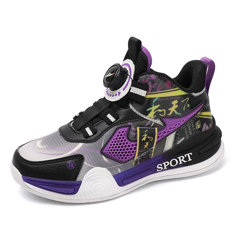 Basketball shoes men's youth cushioning sports summer high-top actual combat women's training shoes wear-resistant and breathable children's sneakers