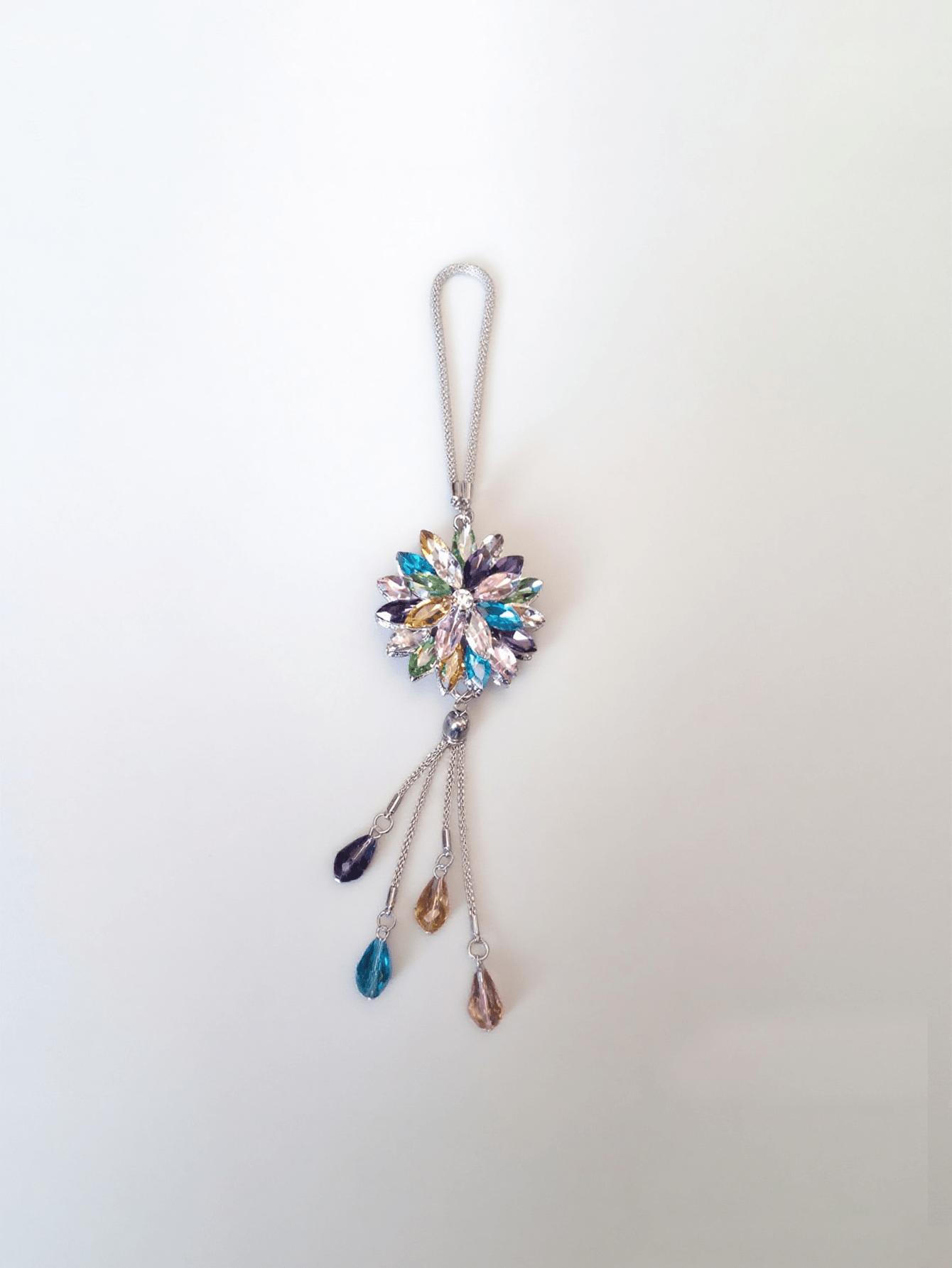 

Lotus Double-Sided Crystal Snowflake Pendant with Tassel – Car Decoration, Ideal Gift for Valentine s Day, Christmas & More. разноцветный