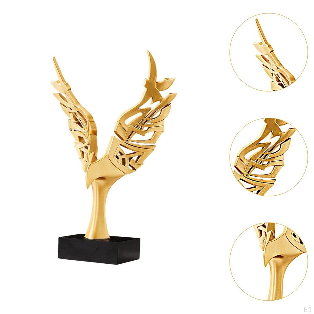 Eagle Statue Tabletop Centerpiece Display Gift Collection Animal Sculpture Resin for Home