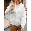 2025 Herbst Winter Mode Knopf Strukturierte Langarm Strickmantel Jacke für Damen - Europäisch Amerikanisch Heißer Verkauf