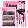 148 Clusters Mixed C-Song False Eyelash Set Diy Segmented Large-Capacity Thick Eyelashes