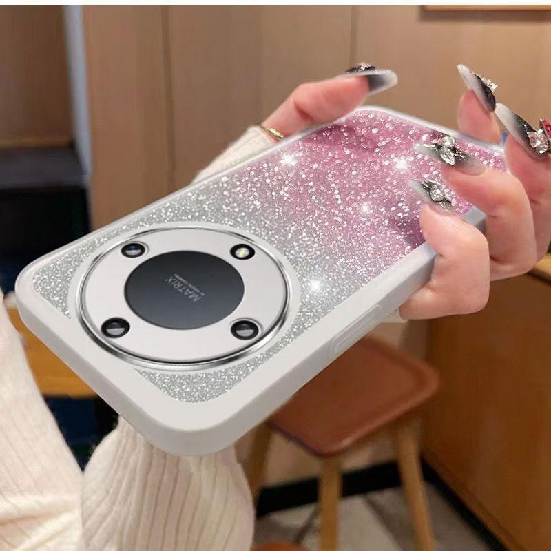 Case For Honor x9a x9b Phone Cover Shiny Glitter Back Coque for Honor Magic 5 6 4 90 Lite pro X6a Case Magic5Lite Silicon