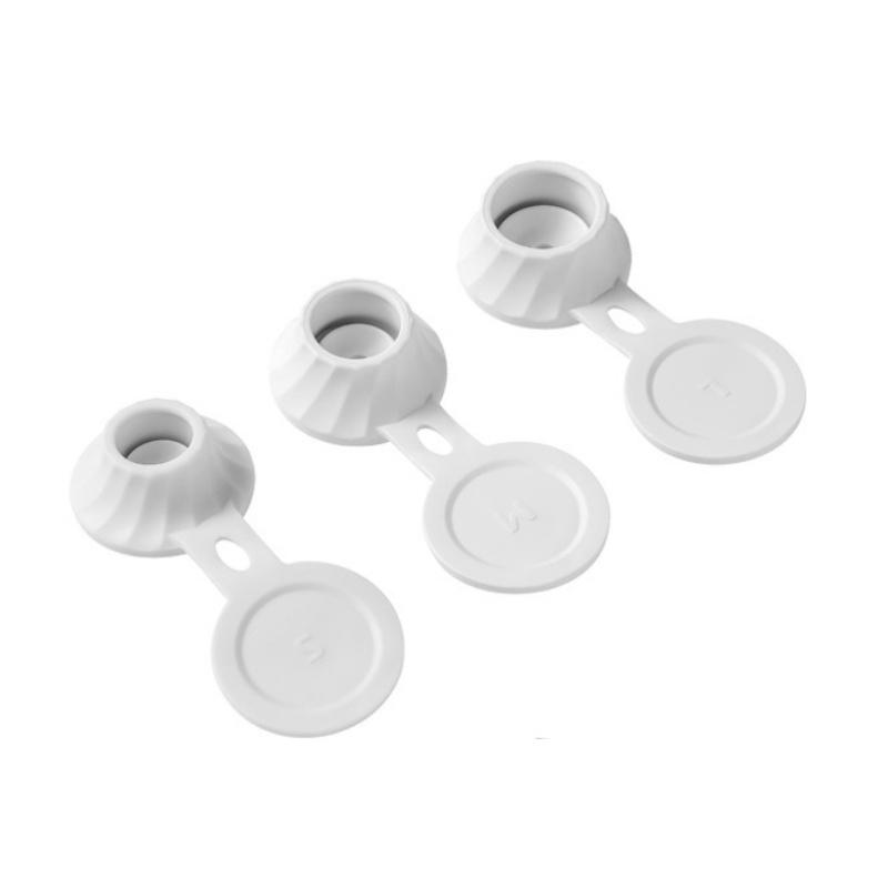 3 Stück Flaschenentleerungsset Multifunktionale Flaschenverschlüsse für Überkopf-Lagerung Auslaufsicheres Dickflüssigkeits-Flaschenverschluss-Set für Küche Badezimmer