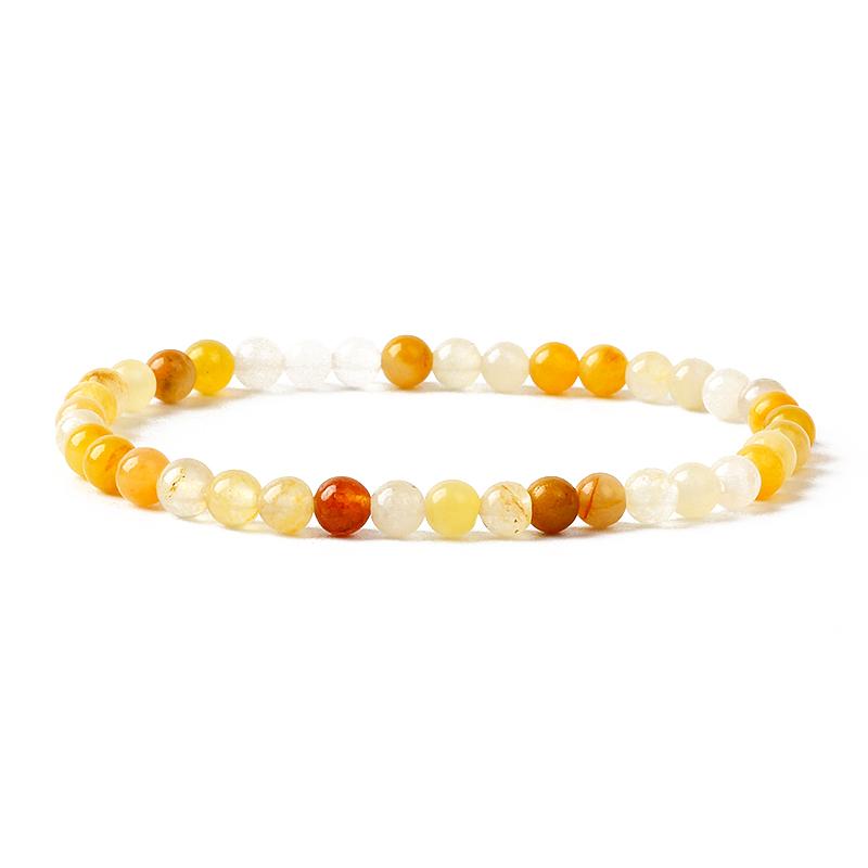 4MM Reiki Amethyst Aquamarines Stretch Bracelets for Women Chakra Natural Stone Beaded Bracelet Men Quartz Agate Jewelry Pulsera