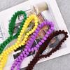 1-10Yards Mini Colorful Pearl Pompom Decoration Ball Tassel Ribbon Sewing Lace Knitted Fabric Handmade DIY Craft Accessories