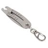 Thread Size Checker Keychain Portable Accurate Nut Bolt Size Finder Inch Metric 2 Scale
