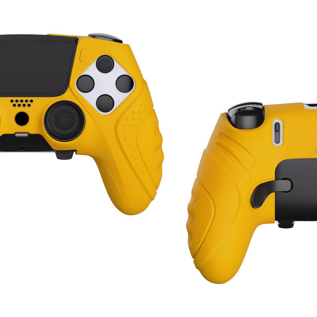 PlayVital PS5 Edge Controller Silicone Cover Soft Rubber Protector Skin for PS5 Edge Wireless Controller with Thumb Grip Caps Edition Non-Slip Case,