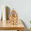 Resin Buddha Head Ornament Vintage Craft Exquisite Decoration for Office Desk Bedroom Living Room Home Ambiance