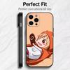 Anime Girl Umaru D-Doma  Phone Case For iPhone17,16,15,14,13,12 Plus,Max Soft Silicone Black Cover