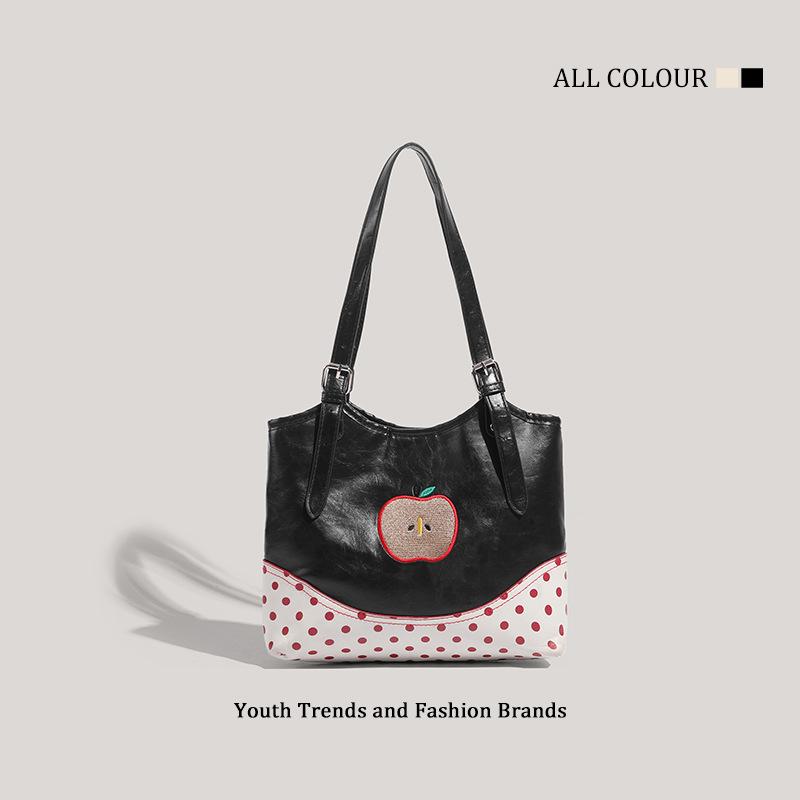 Bag women's new handbag small fresh contrasting color shoulder bag plaid commuting versatile